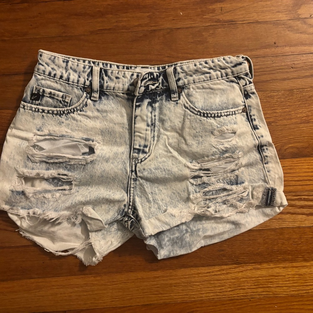 KanCan Distressed Jean Shorts
